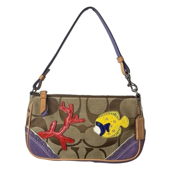 COACH y2k Limited Edition Under the Sea Small Mini Bag Purse / Wristlet - Picture 1 of 10